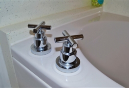 quality deck-mounted taps