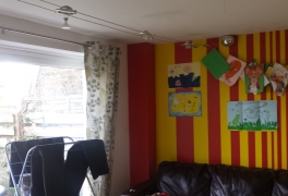 originally a downstairs 'family room'